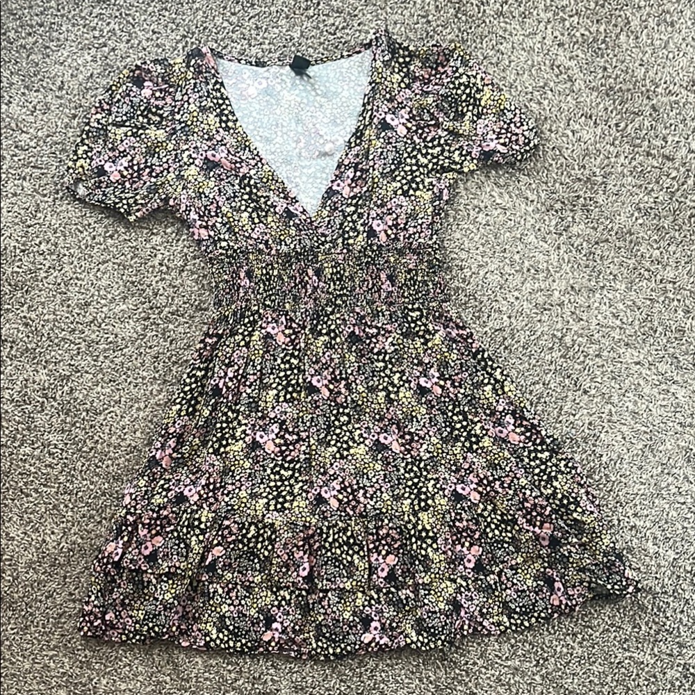 Wild Fable Pink Puff Sleeve Sundress